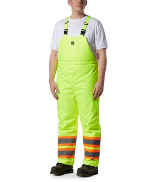 Salopette isolée haute visibilité pour hommes