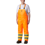 Salopette isolée haute visibilité pour hommes Front_Flat
