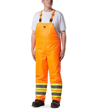 Salopette isolée haute visibilité pour hommes