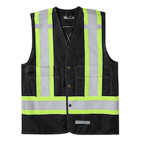 Dakota WorkPro Series Men's Class 1 Hi Vis Reinforced Work Vest