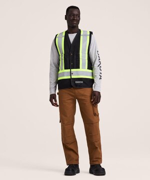Gilet de sécurité renforcé haute visibilité de catégorie&nbsp;1 pour hommes, Dakota Workpro Series