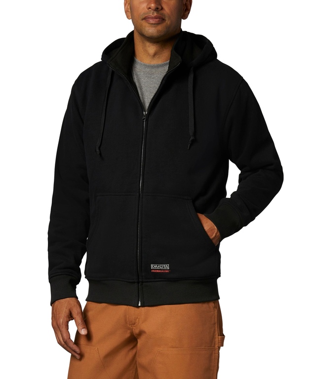 Men's Thermalectric® Rechargeable Heated Full Zip Thermal Lined Hooded Sweatshirt Marks