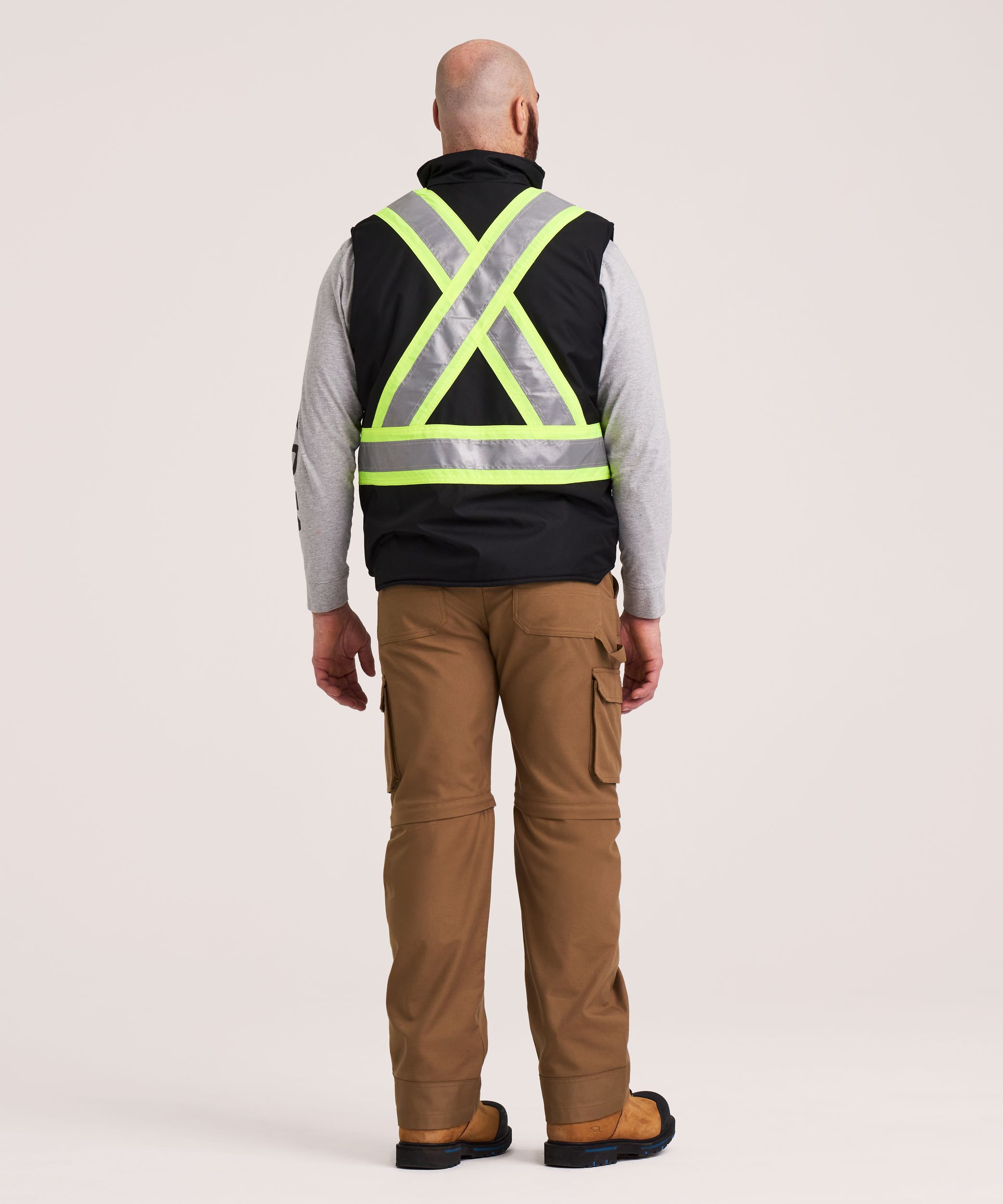 Dakota WorkPro Series Men's Class 1 Hi Vis 300D T-Max Lined Vest