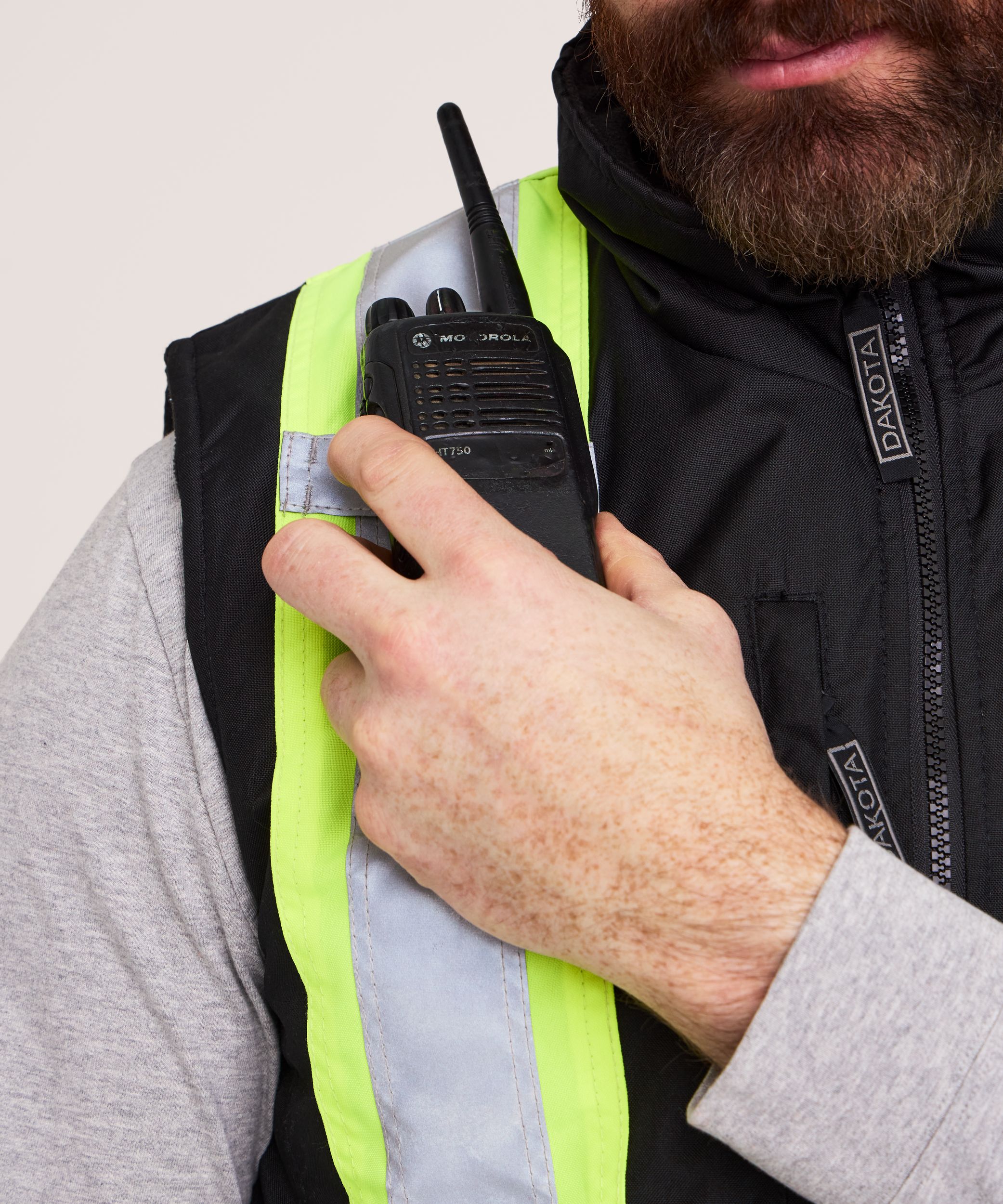 Dakota WorkPro Series Men's Class 1 Hi Vis 300D T-Max Lined Vest