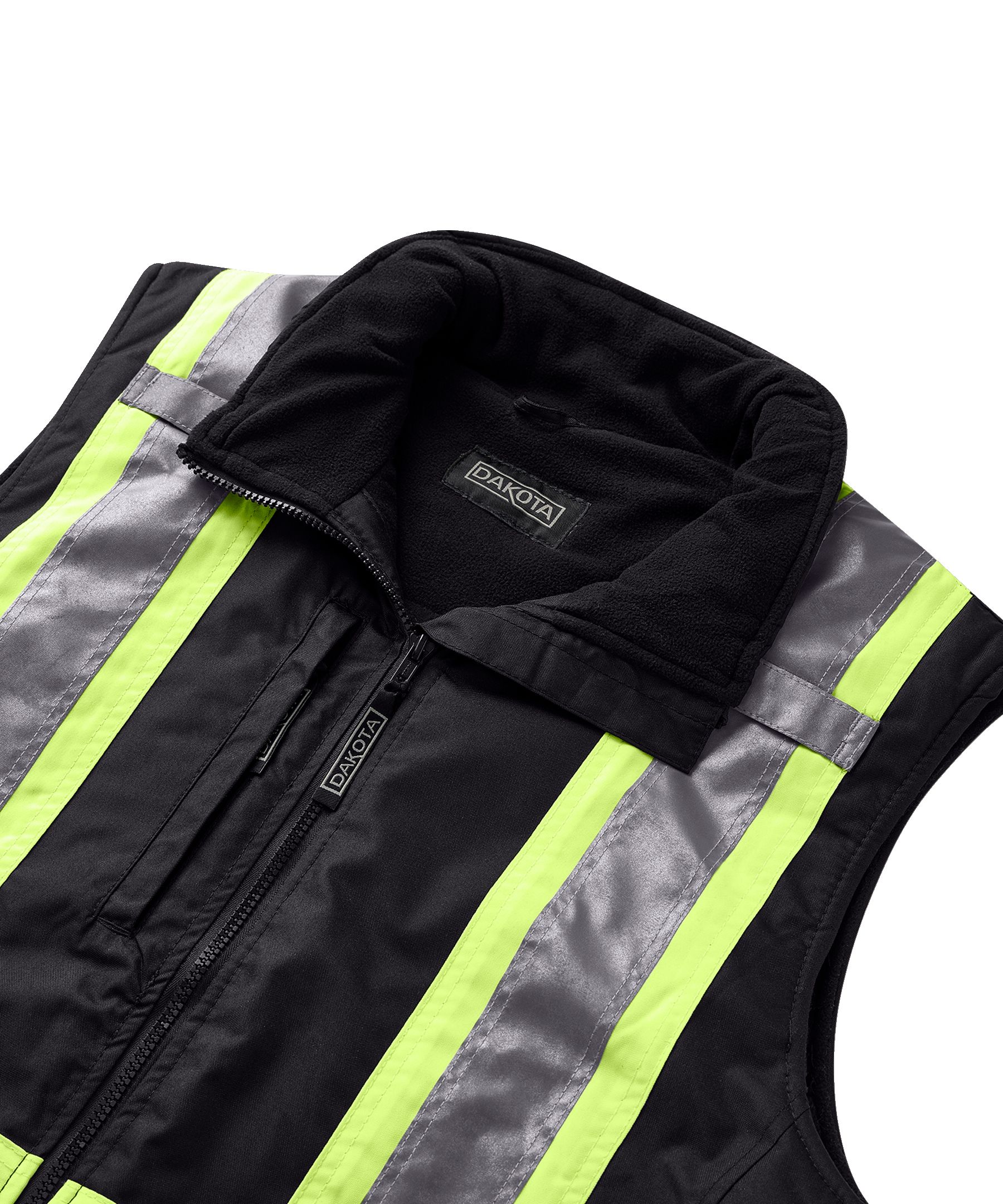 Dakota WorkPro Series Men's Class 1 Hi Vis 300D T-Max Lined Vest