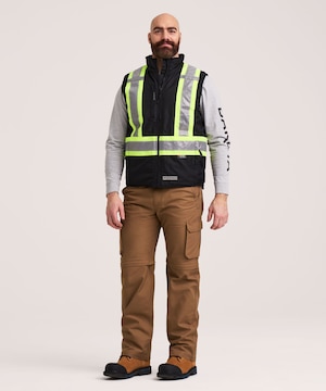 Dakota WorkPro Series Men's Class 1 Hi Vis 300D T-Max Lined Vest