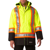 Parka haute visibilité Dakota WorkPro Series&nbsp;300D doublé de T-Max, de catégorie&nbsp;2, pour hommes Front_Flat