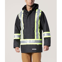 Parka doublé T-Max Dakota WorkPro Series, 300D, haute visibilité, catégorie 1, pour hommes Front_Angled_Left