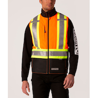 Veste doublée T-Max haute visibilité de catégorie 2 300 D pour hommes, Dakota WorkPro Series Front_Flat