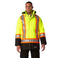 Parka haute visibilité Dakota WorkPro Series&nbsp;300D doublé de T-Max, de catégorie&nbsp;2, pour hommes