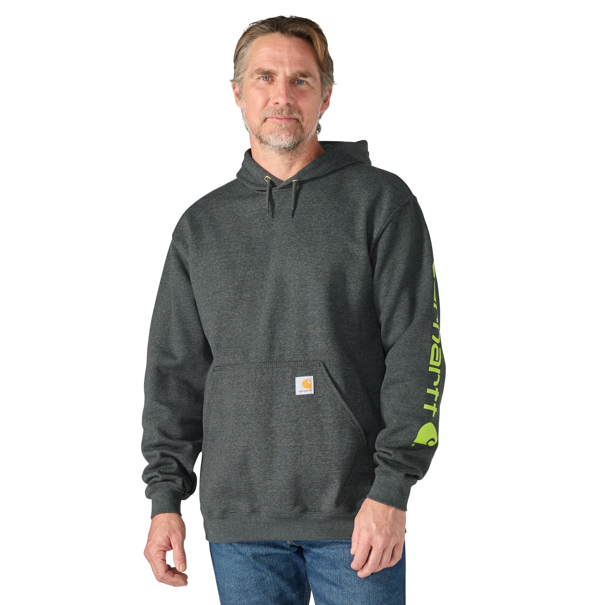 Carhartt Men's Logo Sleeve Pullover Hoodie