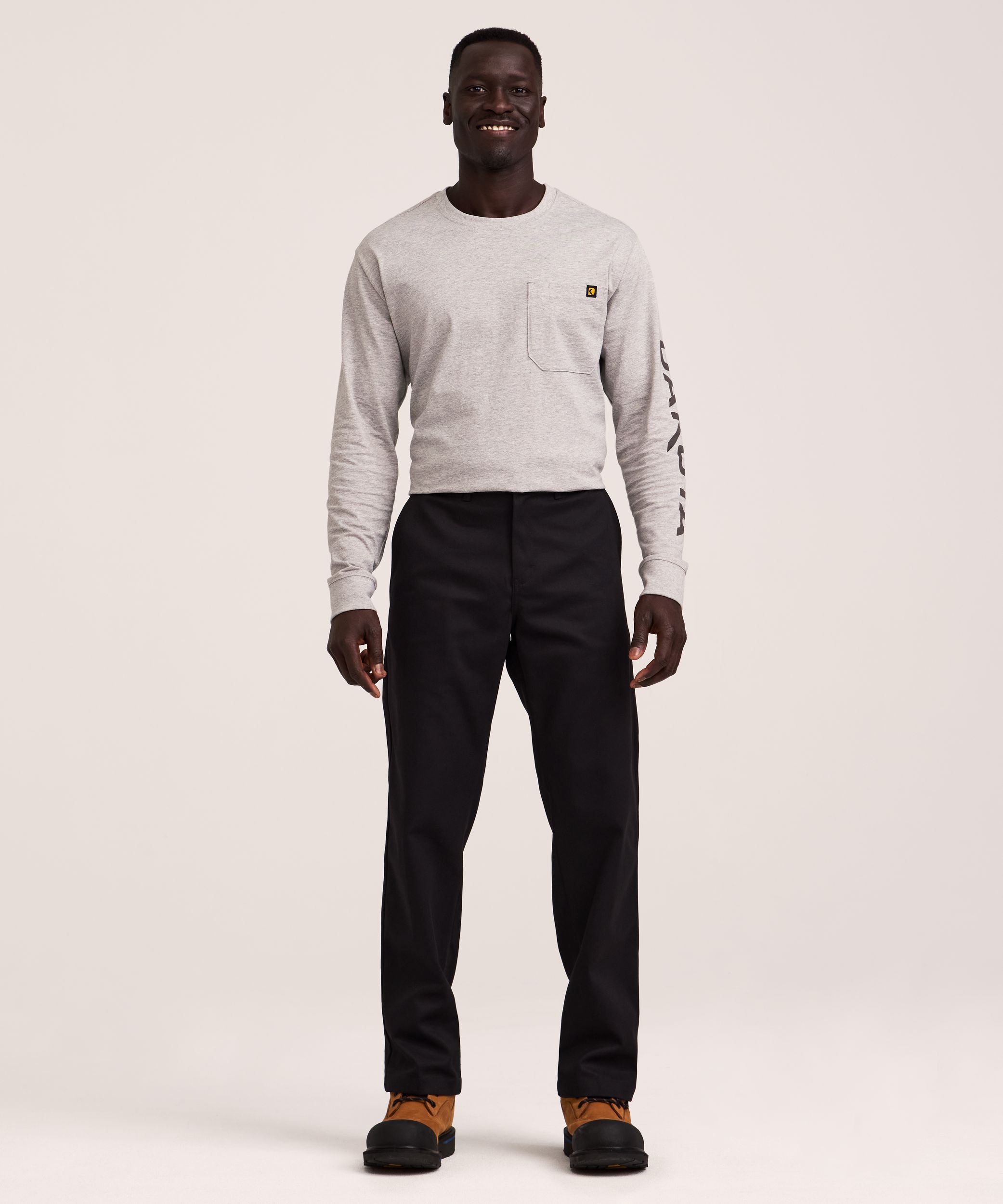 Dakota WorkPro Series Men's Stretch Twill Flat Front Work Pants