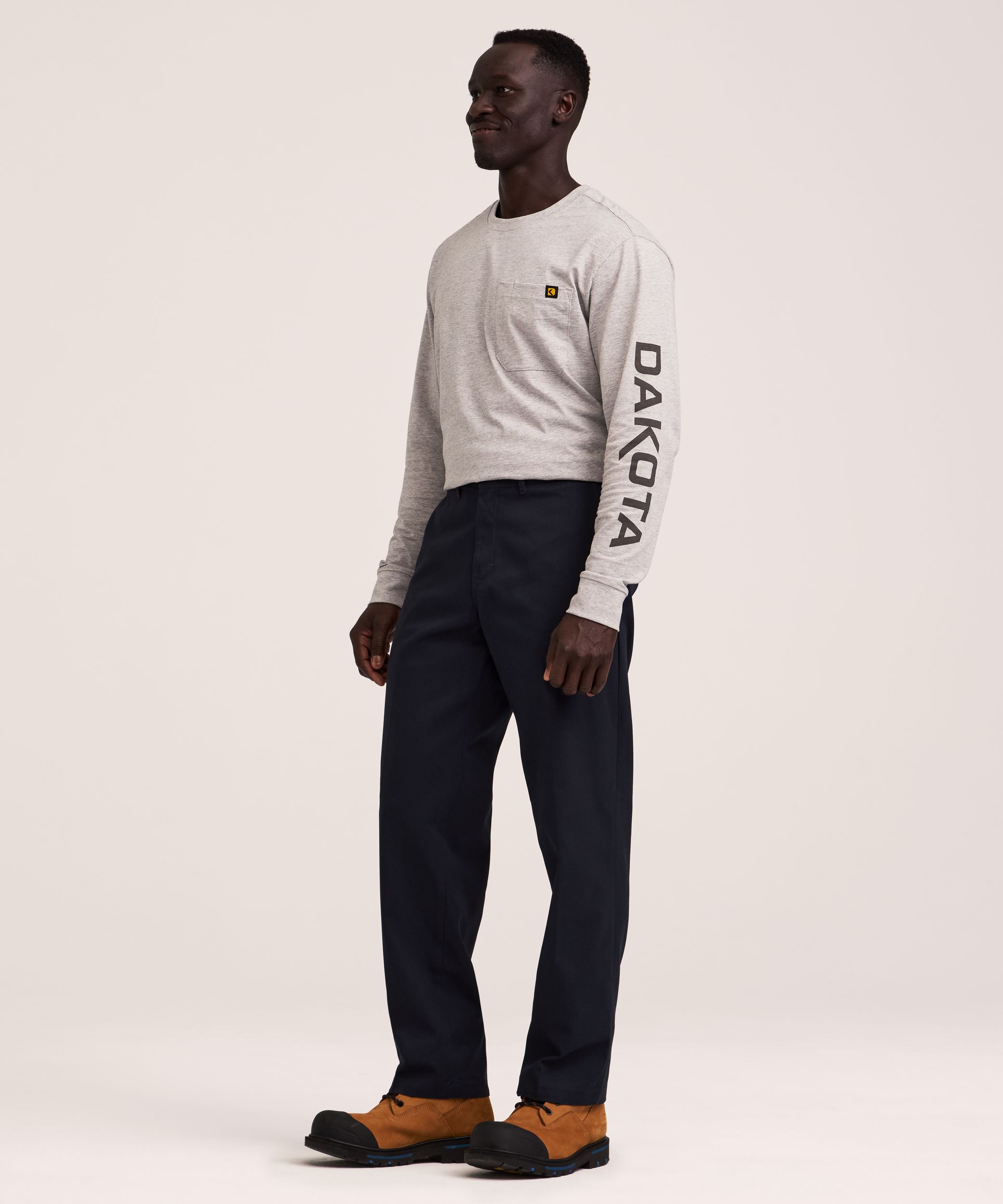 Dakota WorkPro Series Men's Stretch Twill Flat Front Work Pants