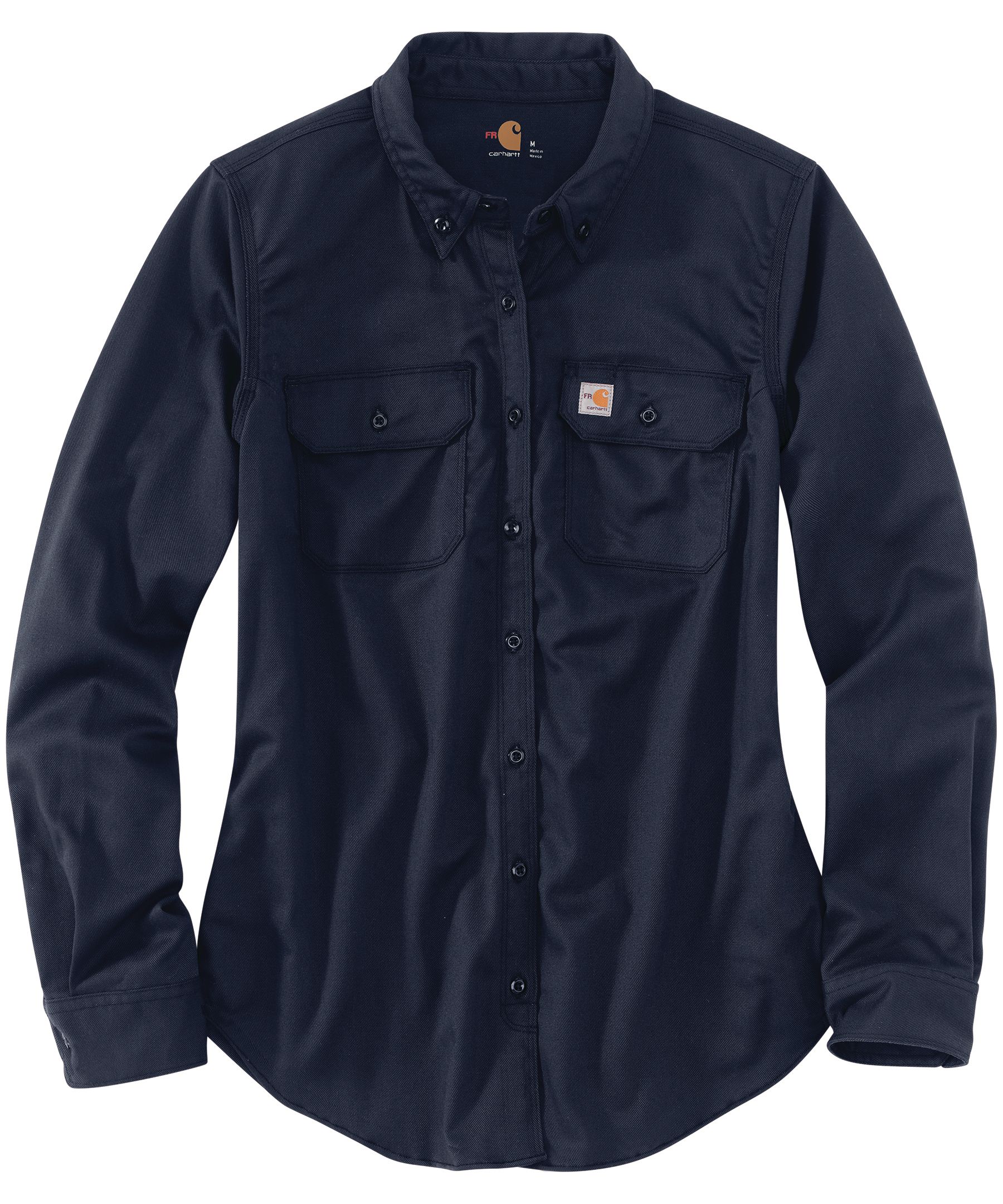 Carhartt Women's Flame Resistant Long Sleeve Relaxed Fit Rugged Flex Stretch Twill Work Shirt
