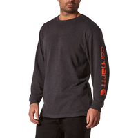 Carhartt Men's Signature Logo Long Sleeve T-Shirt