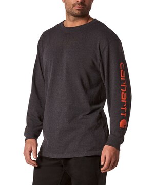 T-shirt Carhartt à manches longues et à logo caractéristique de la marque, pour hommes