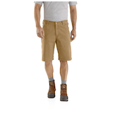 Carhartt Men's Rugged Flex Rigby High Rise Work Shorts Front_Flat
