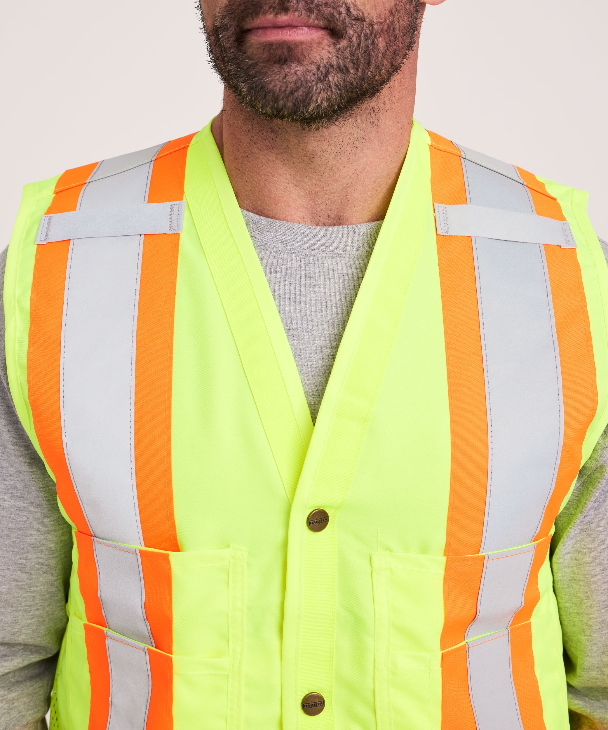 Dakota WorkPro Series Men's Class 2 Hi-Vis Vest