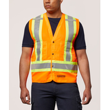 Gilet haute visibilité de catégorie 2 Dakota Workpro Series, pour hommes Front_Flat