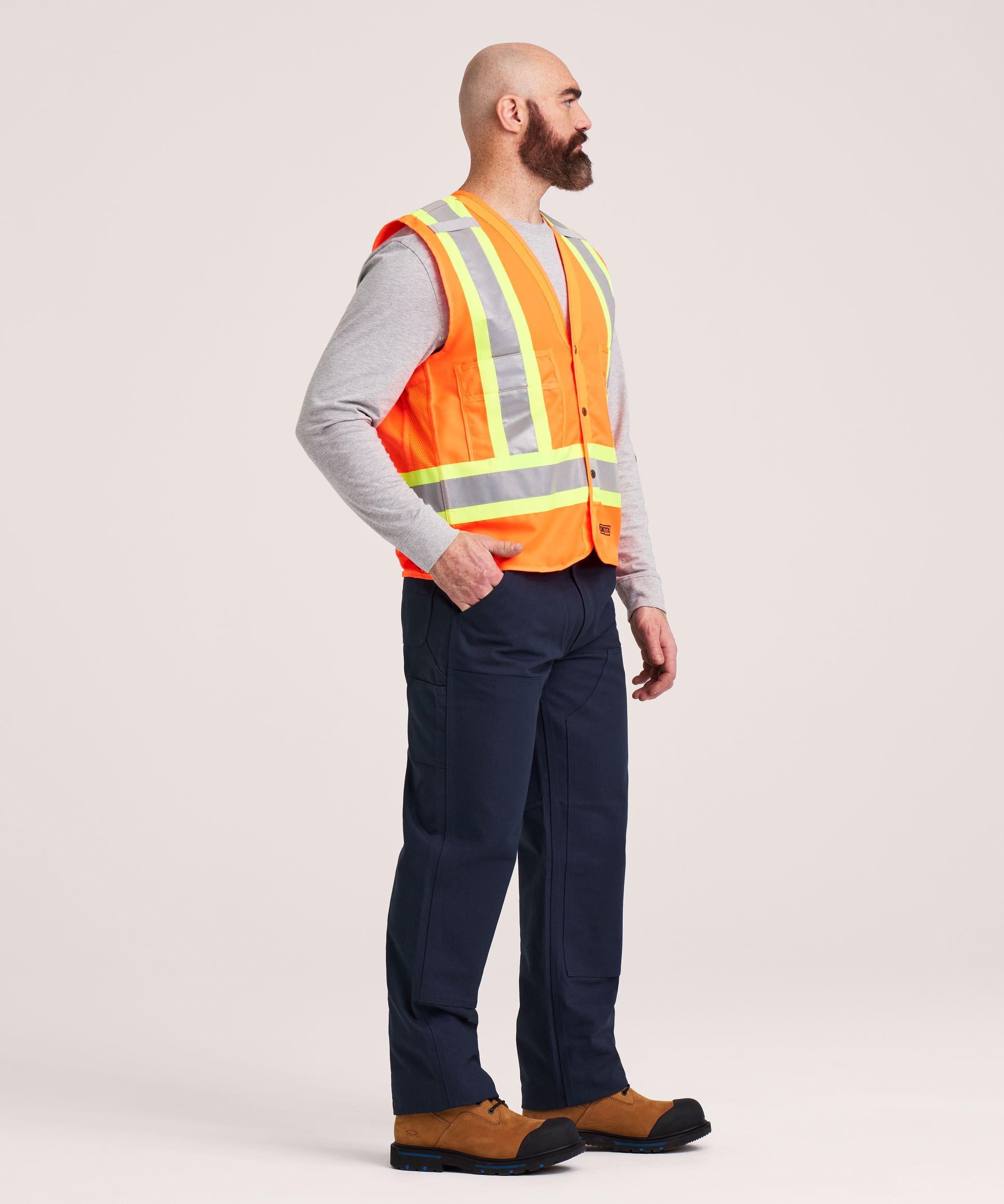 Dakota WorkPro Series Men's Class 2 Hi-Vis Vest