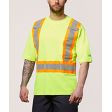 T-shirt Dakota Workpro Series haute visibilité de catégorie&nbsp;2 doublé et à manches courtes, pour hommes Front_Angled_Left