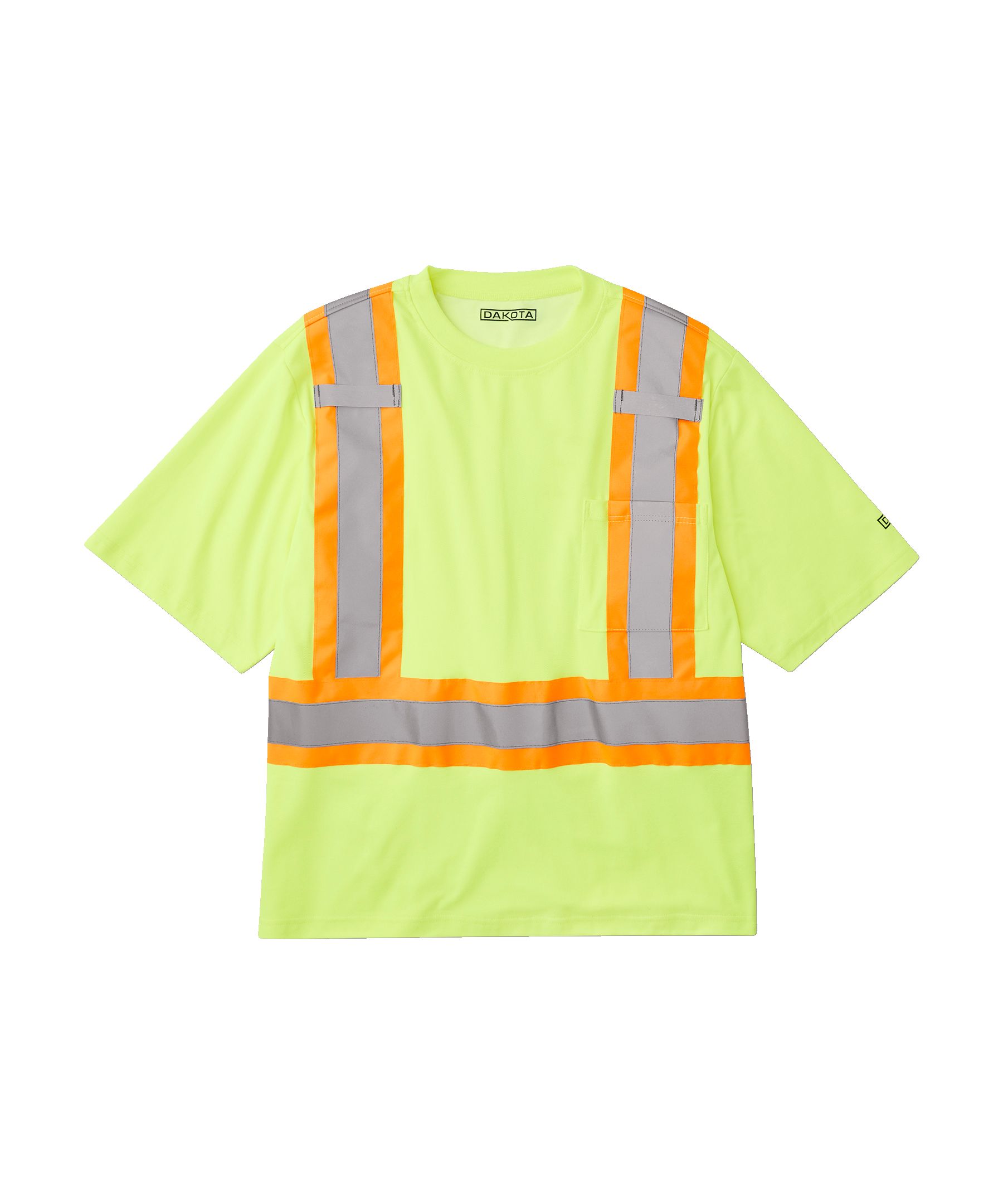 T-shirt Dakota Workpro Series haute visibilité de catégorie&nbsp;2 doublé et à manches courtes, pour hommes