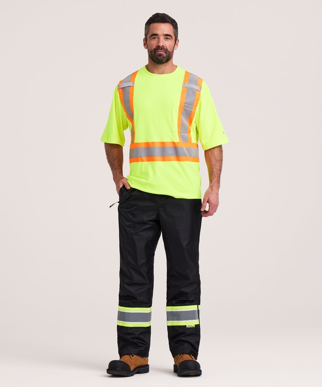 T-shirt Dakota Workpro Series haute visibilité de catégorie&nbsp;2 doublé et à manches courtes, pour hommes