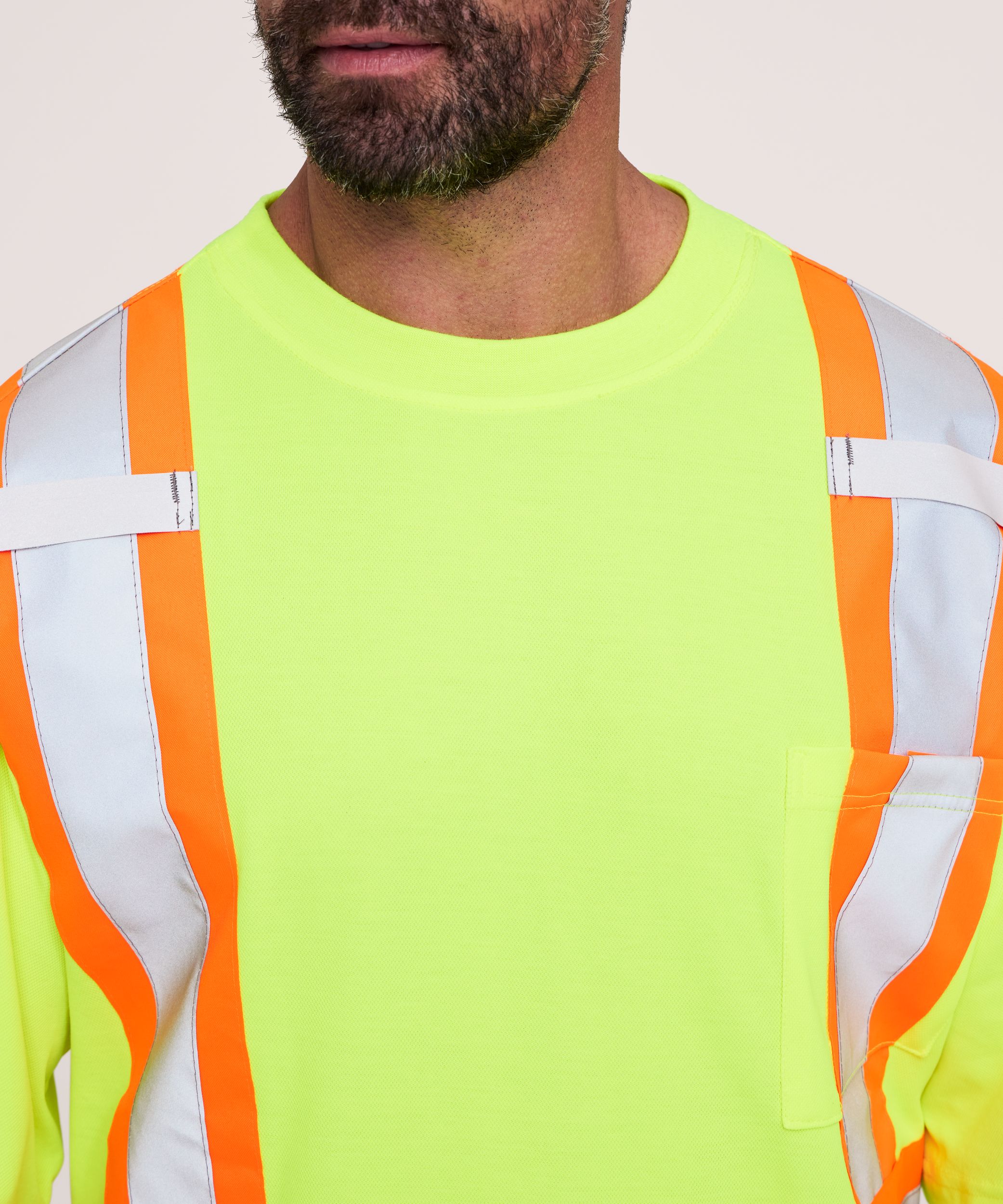 T-shirt Dakota Workpro Series haute visibilité de catégorie&nbsp;2 doublé et à manches courtes, pour hommes