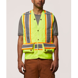 Gilet d’arpentage Dakota WorkPro Series Vizlite DT 300D de catégorie 2, pour hommes Front_Flat