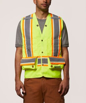Gilet d’arpentage Dakota WorkPro Series Vizlite DT 300D de catégorie 2, pour hommes