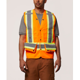 Gilet d’arpentage Dakota WorkPro Series Vizlite DT 300D&nbsp;de catégorie&nbsp;2, pour hommes