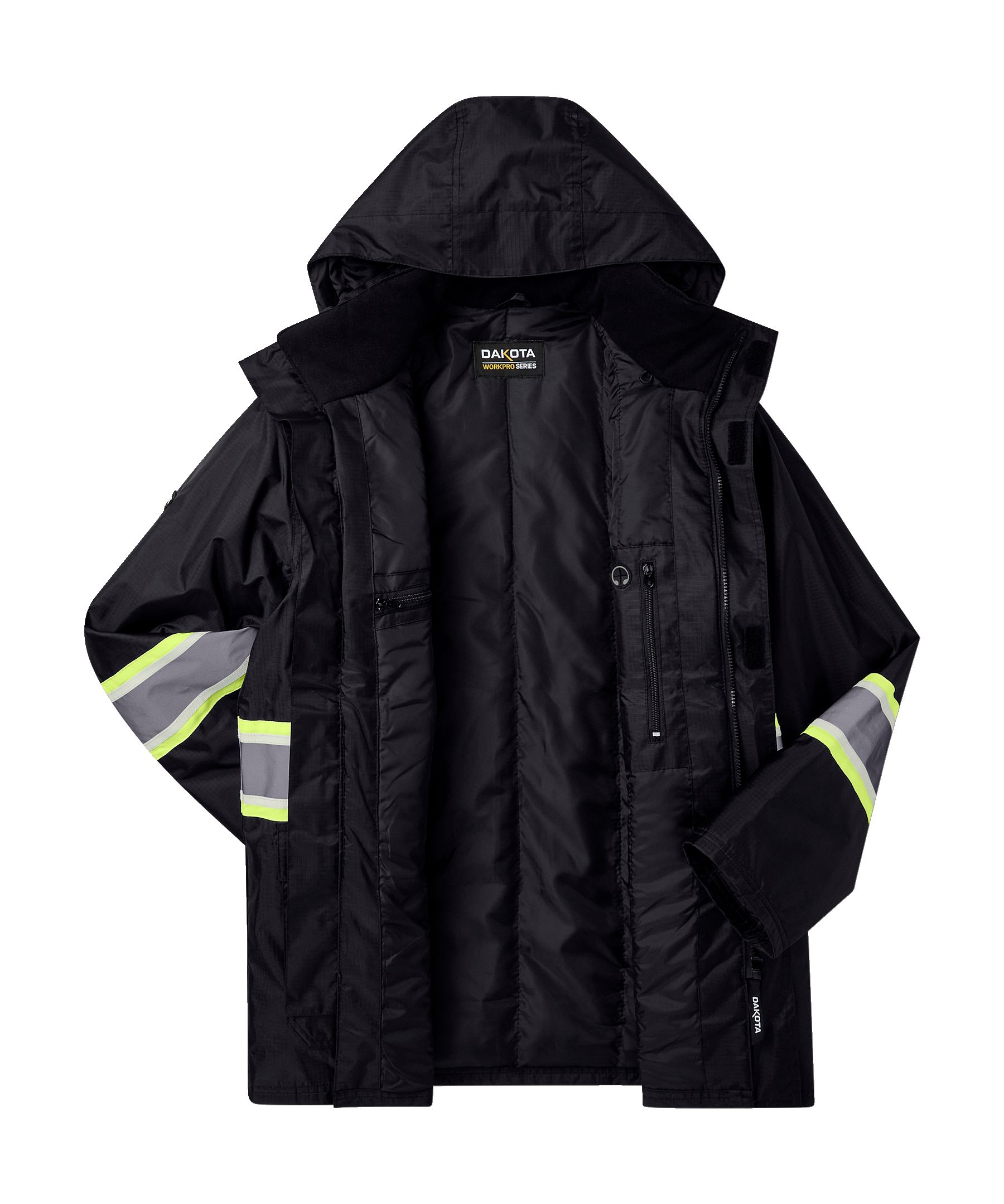 Dakota WorkPro Series Men's VizLite DT Class 1 T-Max Lined 150D Jacket