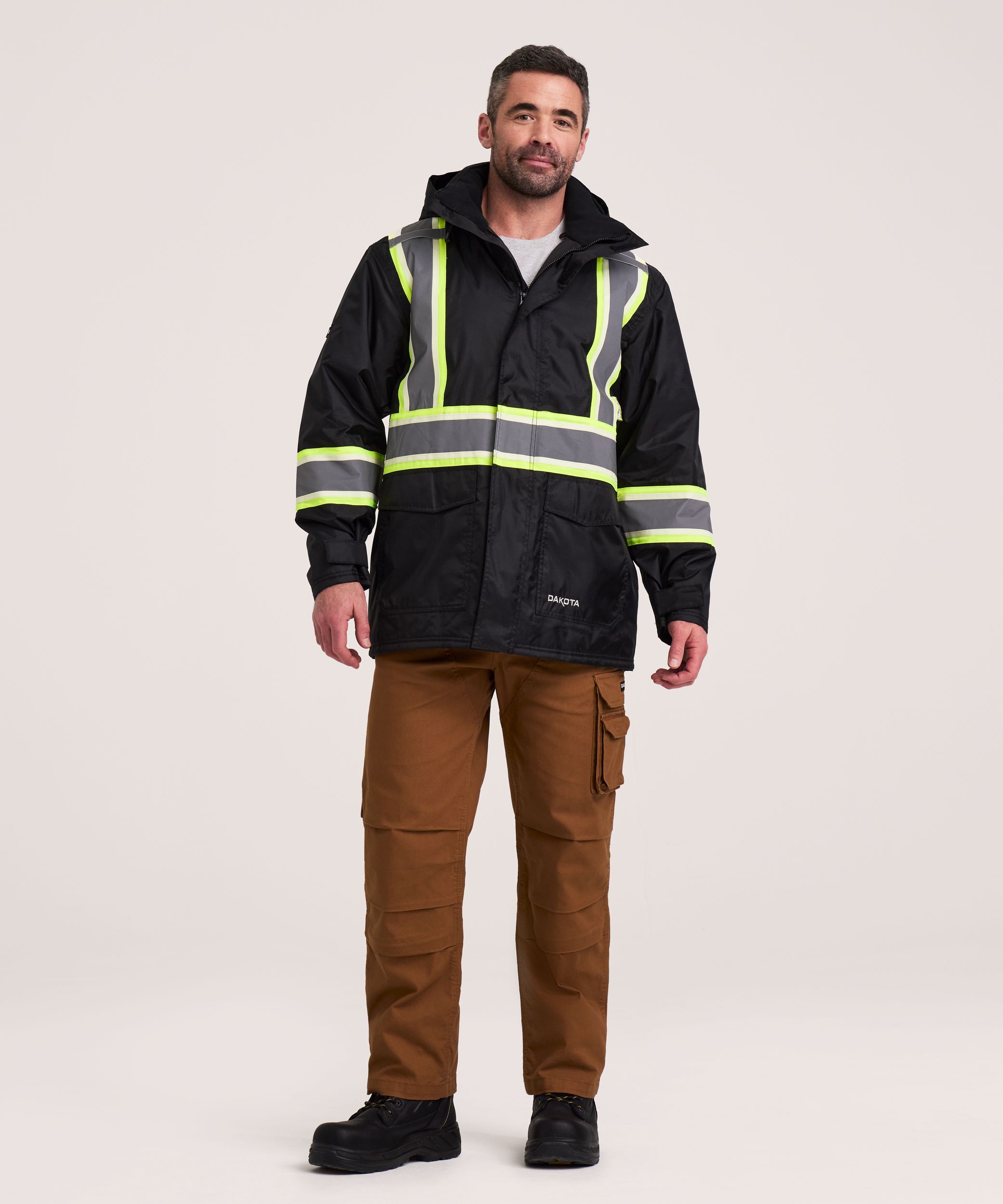 Dakota WorkPro Series Men's VizLite DT Class 1 T-Max Lined 150D Jacket