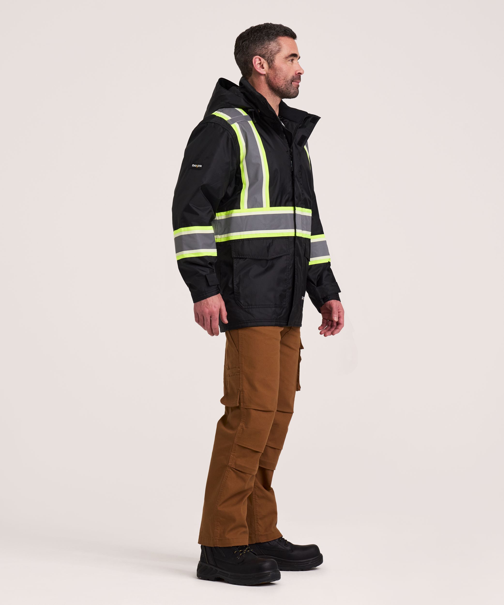 Dakota WorkPro Series Men's VizLite DT Class 1 T-Max Lined 150D Jacket