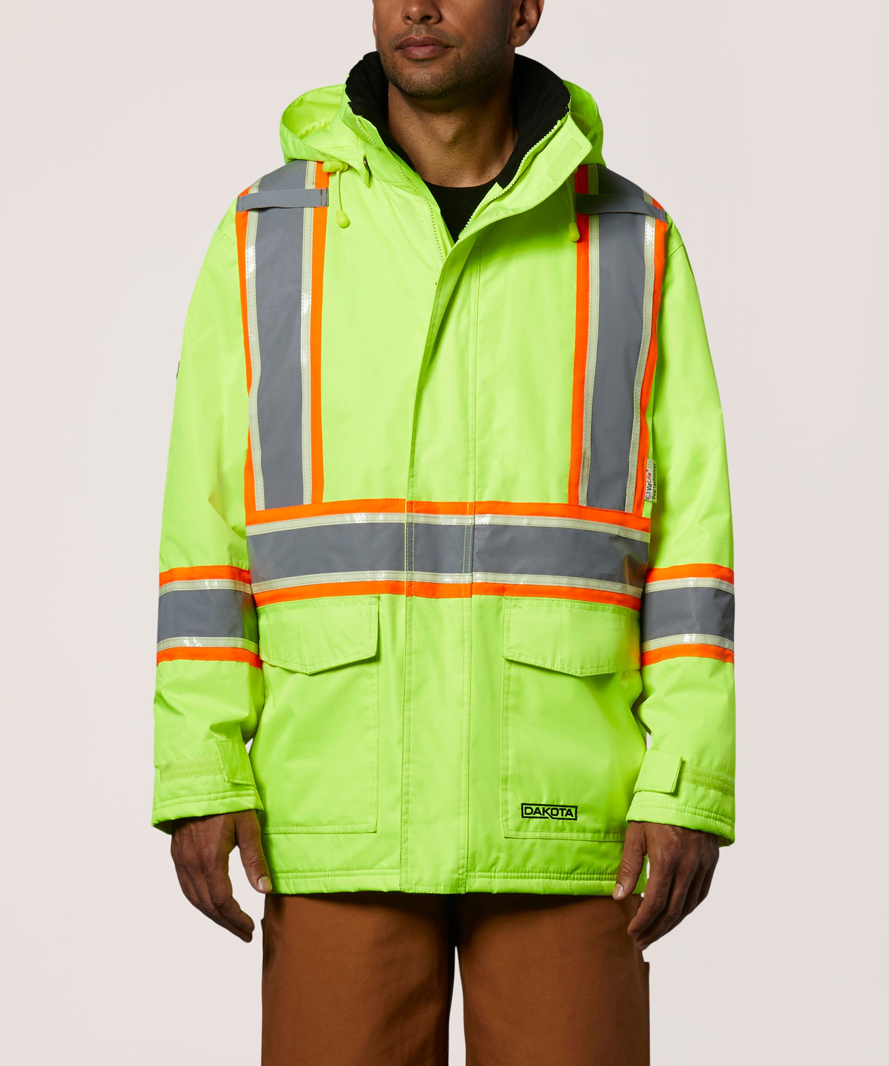 Dakota WorkPro Series Men's VizLite DT Class 2 T-Max Lined 150D Jacket