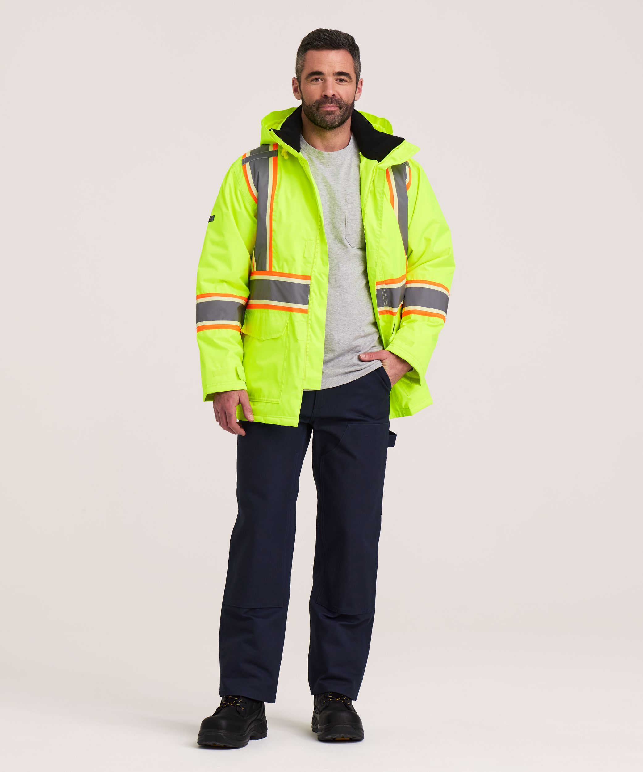 Dakota WorkPro Series Men's VizLite DT Class 2 T-Max Lined 150D Jacket
