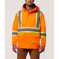 Dakota WorkPro Series Veste Vizlite DT 150D de catégorie 2 à doublure T-Max pour hommes Front_Flat