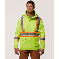Dakota WorkPro Series Men's VizLite DT Class 2 150D Jacket Front_Flat