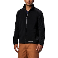 Veste de luxe en molleton solaire avec glissière pleine longueur pour hommes Front_Angled_Left