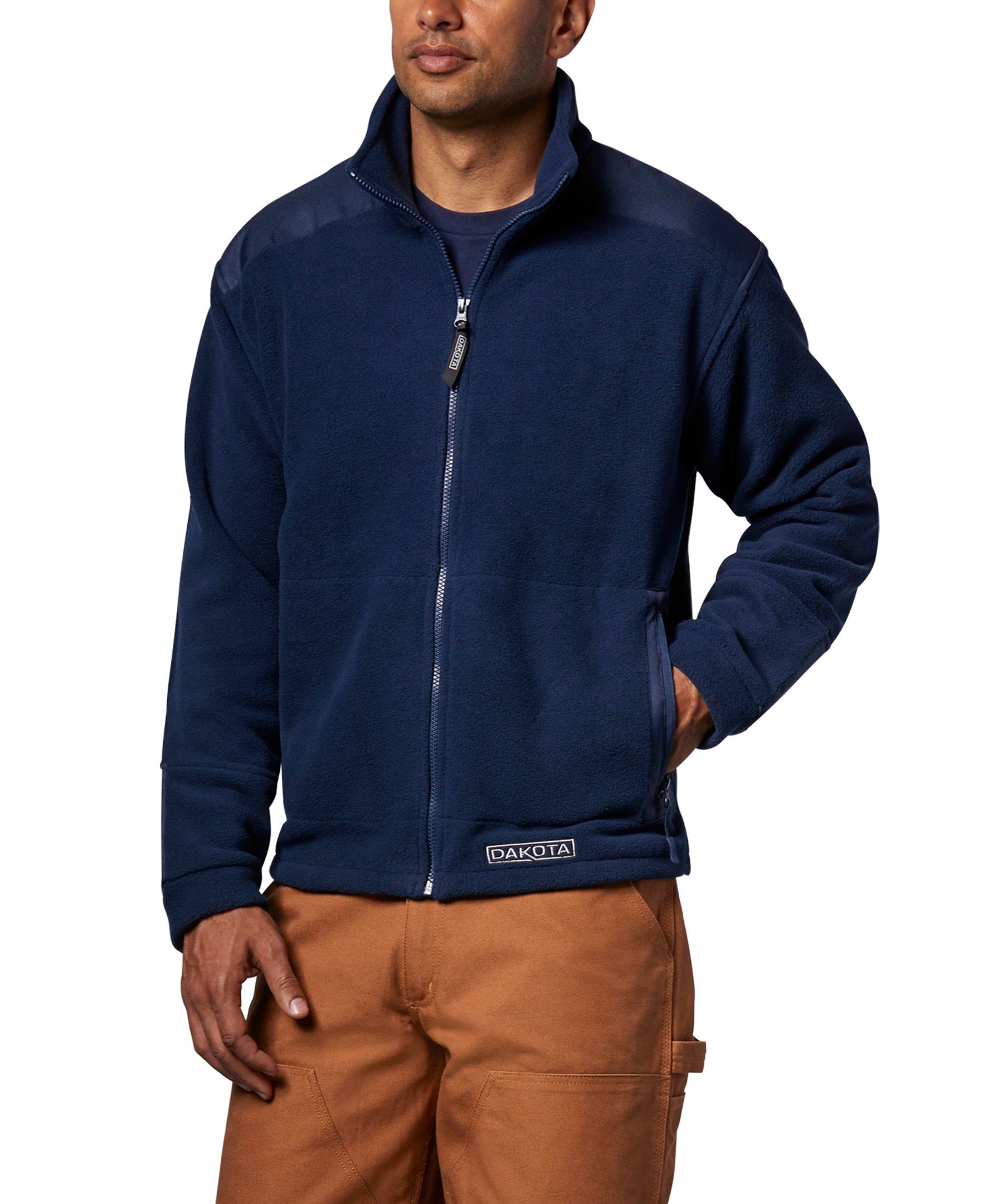 Dakota WorkPro Series Men's Deluxe Solar Full Zip Fleece Jacket