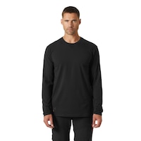 Helly Hansen Workwear Men's Kensington Logo Long Sleeve T Shirt Front_Flat