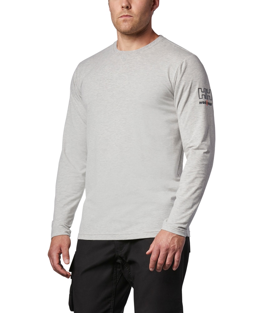 Helly Hansen Workwear Men's Kensington Logo Long Sleeve T Shirt