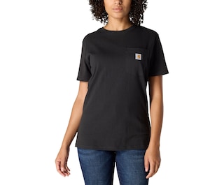 Carhartt Heavyweight T-Shirt de travail en cou d'équipage de poche pour femme