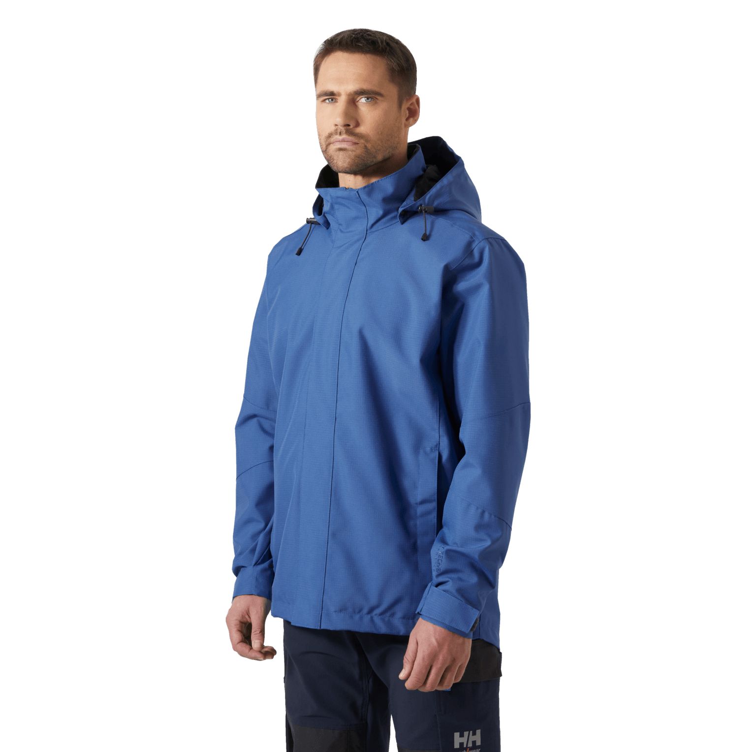 Helly Hansen Workwear Men's Oxford Waterproof Shell Jacket with Detachable Hood