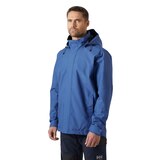 Helly Hansen Workwear Men's Oxford Waterproof Shell Jacket with Detachable Hood Front_Angled_Left