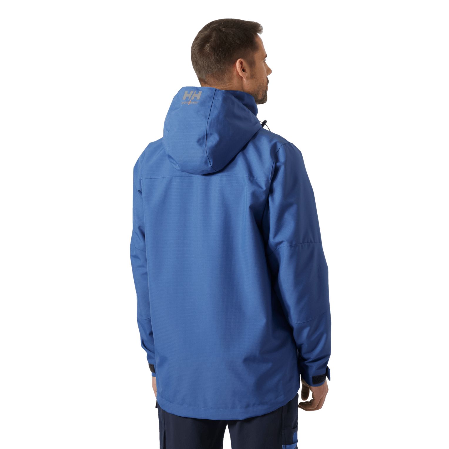 Helly Hansen Workwear Men's Oxford Waterproof Shell Jacket with Detachable Hood
