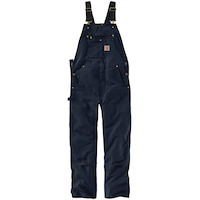 Carhartt Men's R01 Cotton Duck Bib Overalls Front_Flat