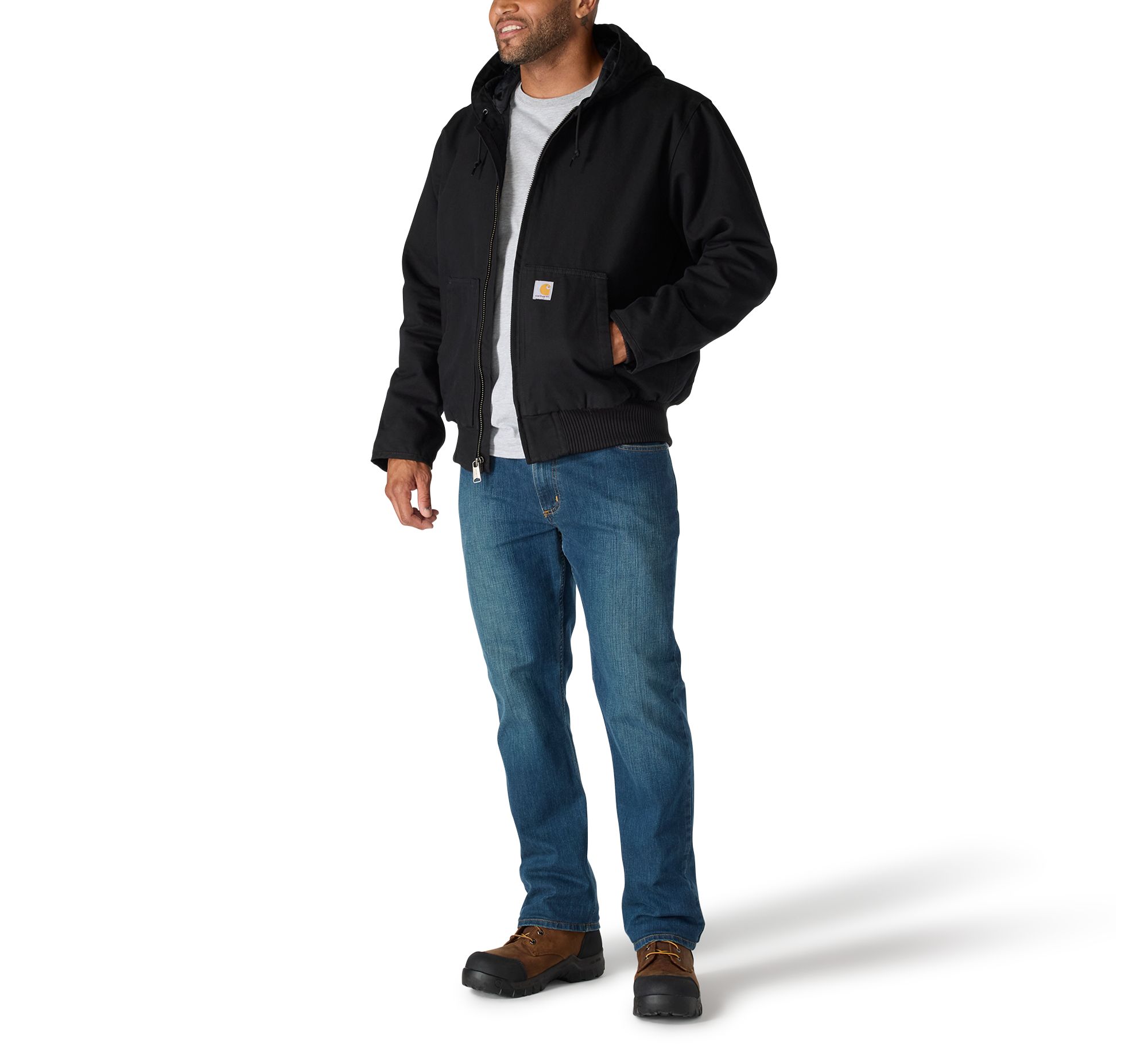 Carhartt Men's Loose Fit Washed Duck Insulated Active Jacket