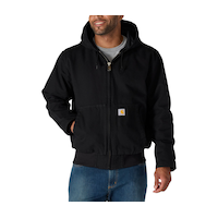 Carhartt Men's Loose Fit Washed Duck Insulated Active Jacket Front_Flat