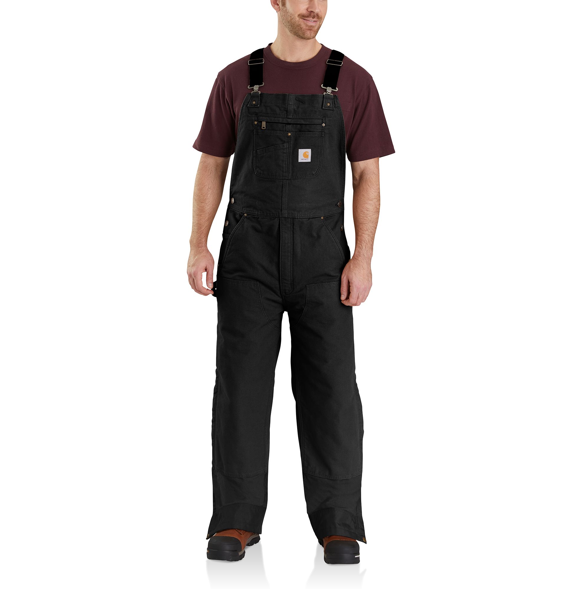 Carhartt Men's Quilt Lined Duck Bib Overalls